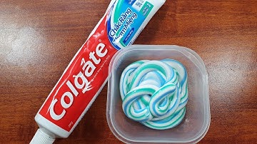 Colgate Slime DIY – 1 Ingredient Slime, No Glue, No Borax!
