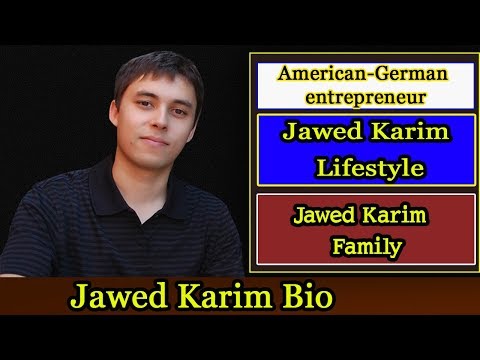 Vídeo: Jawed Karim Patrimoni net: Wiki, Casat, Família, Casament, Sou, Germans