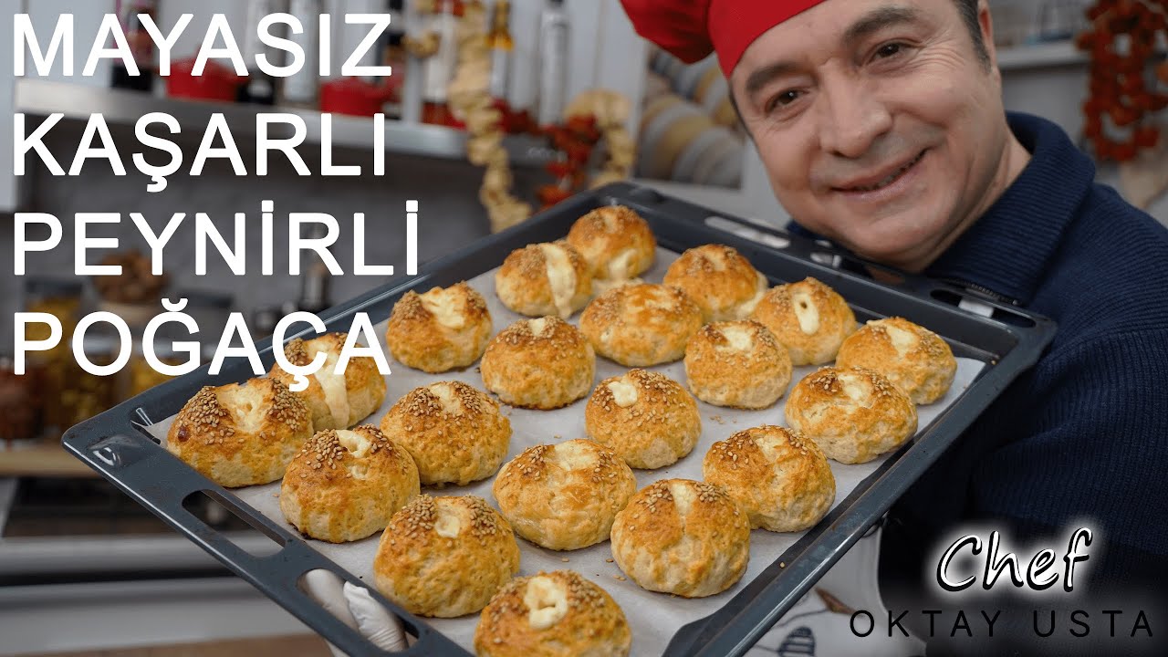 MAYASIZ LEZZETLİ POĞAÇA PEYNİRLİ ❗️Nasıl Yapılır? | Chef Oktay Usta MAYASIZ LEZZETLİ POĞAÇA PEYNİRLİ ❗️Nasıl Yapılır? | Chef Oktay Usta