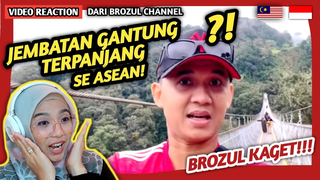🇲🇾🇮🇩 BROZUL KE JEMBATAN GANTUNG TERPANJANG SE ASEAN DI KAWAH RENGGANIS‼️Dia Nggak Mau Pulang Katanya