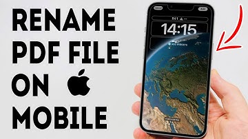 How To Rename PDF File On Mobile (iPhone) - Full Guide