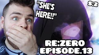 THE WITCHES ARE GOOD??!!!! | RE:ZERO EPISODE 13 | SEASON 2 | New Anime Fan! | REACTION