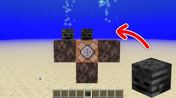 can you spawn a wither storm underwater?