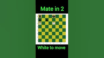 #chess #puzzle #braingames #challenge #mate in 2, White to move