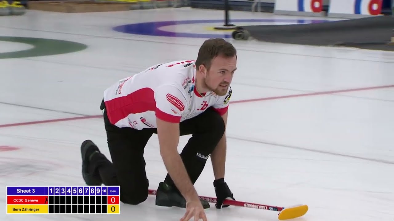 Curling Elite Schweizermeisterschaft 2023 Finalspiel Genève (Schwaller) vs Bern Zähringer (Brunner)