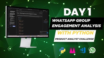 WhatsApp Group Engagement Analysis with Python | Product Analyst Challenge (Day 1)