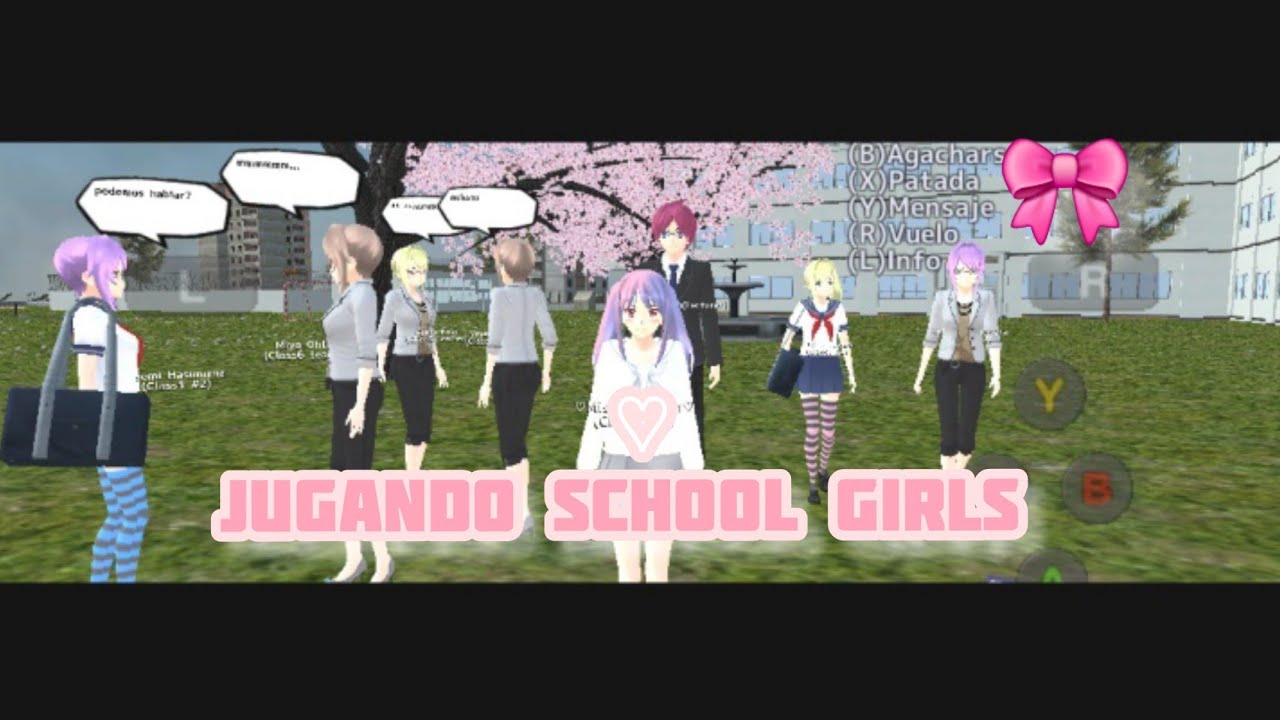 School Girls simulador:  Haciemdo amig@s  uniendome Clubs