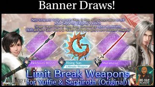[FF7: Ever Crisis] Banner Draws for Yuffie’s Heirloom Brush and Sephiroth’s Muramasa!