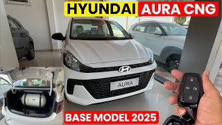 Hyundai Aura CNG Base Model 2025 2025 Hyundai Aura CNG Aura E CNG