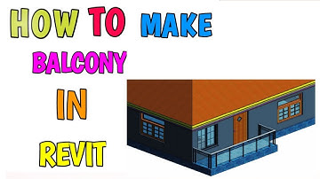 🔥11 | HOW TO MAKE BALCONY IN REVIT ARCHITECTURE | in hindi | in urdu | CIVIL ENGINEERS |