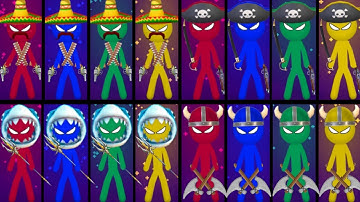 Stickman Party Batlle Game 1 2 3 4 players Minigames ( android / ios )