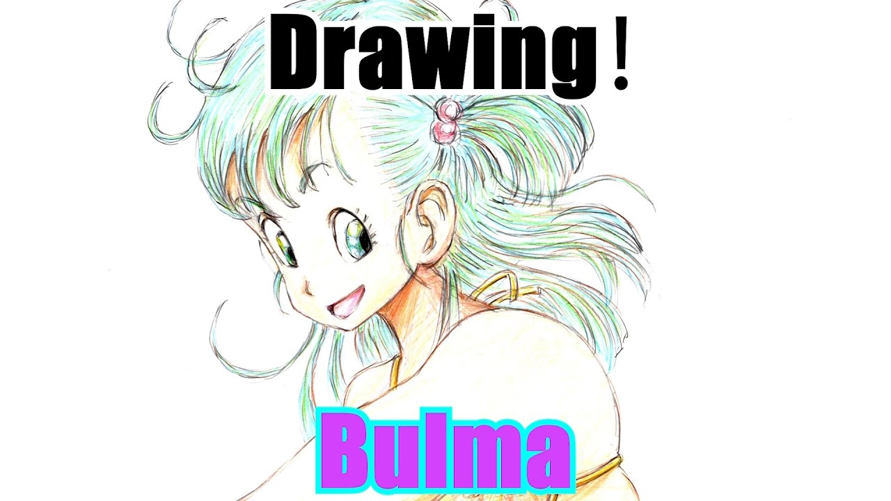 Как Нарисовать Булму из Dragon Ball | Легкий Урок за 10 Минут