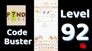 Code Busters Level 92 Walkthrough 🧩 | All Puzzle Solutions| Solutionguruji
