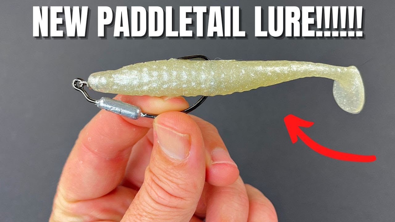NEW PADDLETAIL LURE (with scales that make saltwater fish go crazy