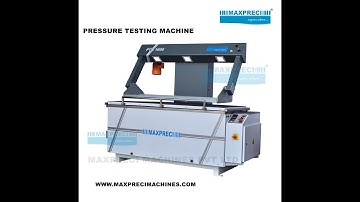 PRESSURE TESTING MACHINE || MAXPRECI MACHINES || PTM -1600 IIII MAXPRECI IIII