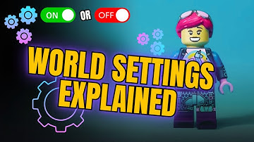 Lego Fortnite WORLD SETTINGS EXPLAINED! What are the best settings to play with? You decide!