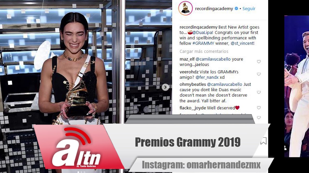 Premios Grammy 2019// Espectáculos Al Tanto Noticias - YouTube