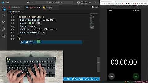 ASMR Programming - iPhone 15 Stopwatch | No Talking