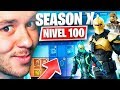 **TEMPORADA X** SKIN NIVEL 100! PASE DE BATALLA FORTNITE COMPRADO!! - TheGrefg