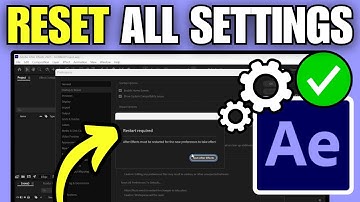 How To Reset Adobe After Effects to Default Settings
