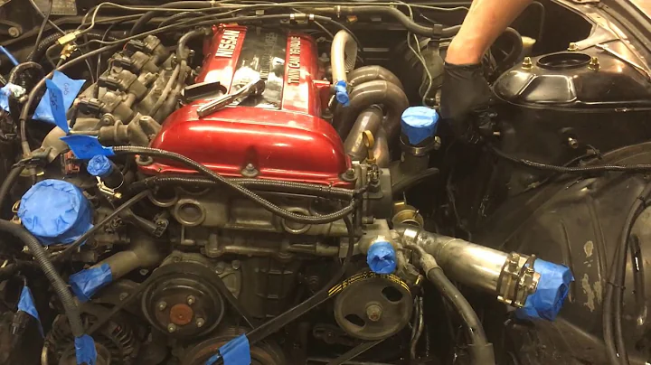 BEST!! Detailed sr20 removal or installation on 240sx (1of2)