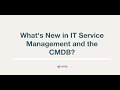 Whats new in otrs it service management and the cmdb