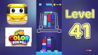 Color Bus Fill Level 41 Walkthrough | Bus Color Matching Puzzle Gameplay | Mini Boss screenshot 5
