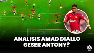 Analisis Amad Diallo | Dribbling, Speed, Work Rate Mau Bertahan