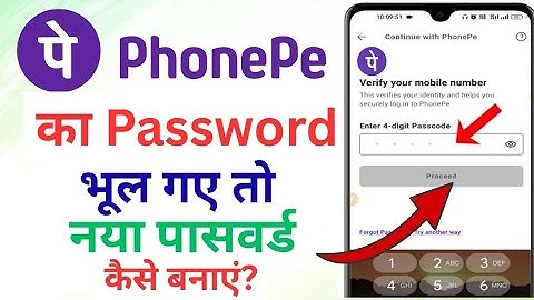 Phonepe ka password bhul gaye kya kare | Phonepe ka naya password kaise banaye | Forgot Passcode 