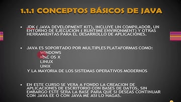Curso Java - 1. Conceptos básicos de Java