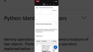 python module 1| operators part 3