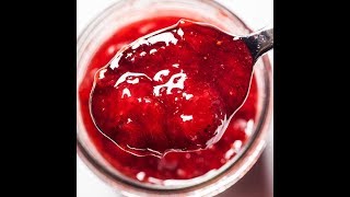 أبسط طريقة لتحضير مربى الفراولة??بدون منكهات, ملون, مواد حافظة Homemade Strawberry Jam Recipe