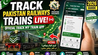 How to Track Pakistan Railways Trains Live | Official Track My Train App Full Guide (2026) | Urdu screenshot 4