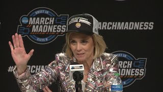 LSU Kim Mulkey postgame, FINAL FOUR bound plus Alexis Morris and Angel Reese