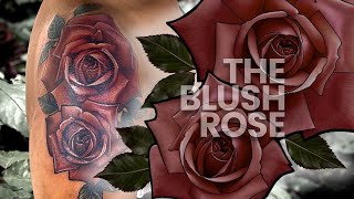 BLUSH ROSE ON DARK SKIN⚡Tattoo Time Lapse by Tattoo Artist Electric Linda by Electric Linda 3,518 views 2 years ago 5 minutes, 14 seconds