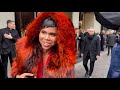 EJ Johnson Is Looking FIERCE In Faux Fur At The Dolce And Gabbana Show