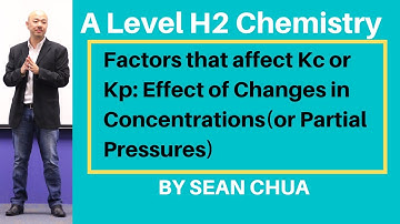 A-Level H2 Chemistry: Factors affecting Kc/Kp - Changes in Concentrations/Partial Pressures