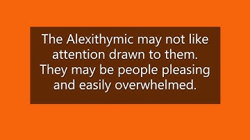 Alexithymia: Deprivation Disorder & Alexithymia