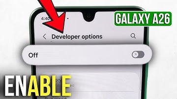 Samsung Galaxy A26 Tutorial - Enable Developer Options Step-by-Step
