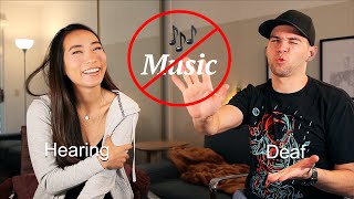 Does My Deaf Boyfriend Listen To MUSIC 🎶?