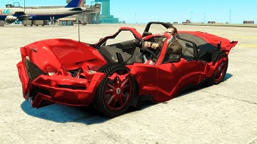 GTA 4 Crash Testing Real Cars Mods #1