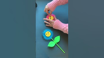 Paper flower for kids- Kids Craft #shorts