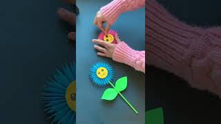 Paper flower for kids- Kids Craft #shorts