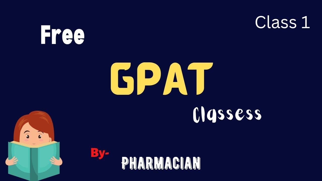 Pharmatech | Free Gpat Classes | Free Gpat class -1 || - YouTube