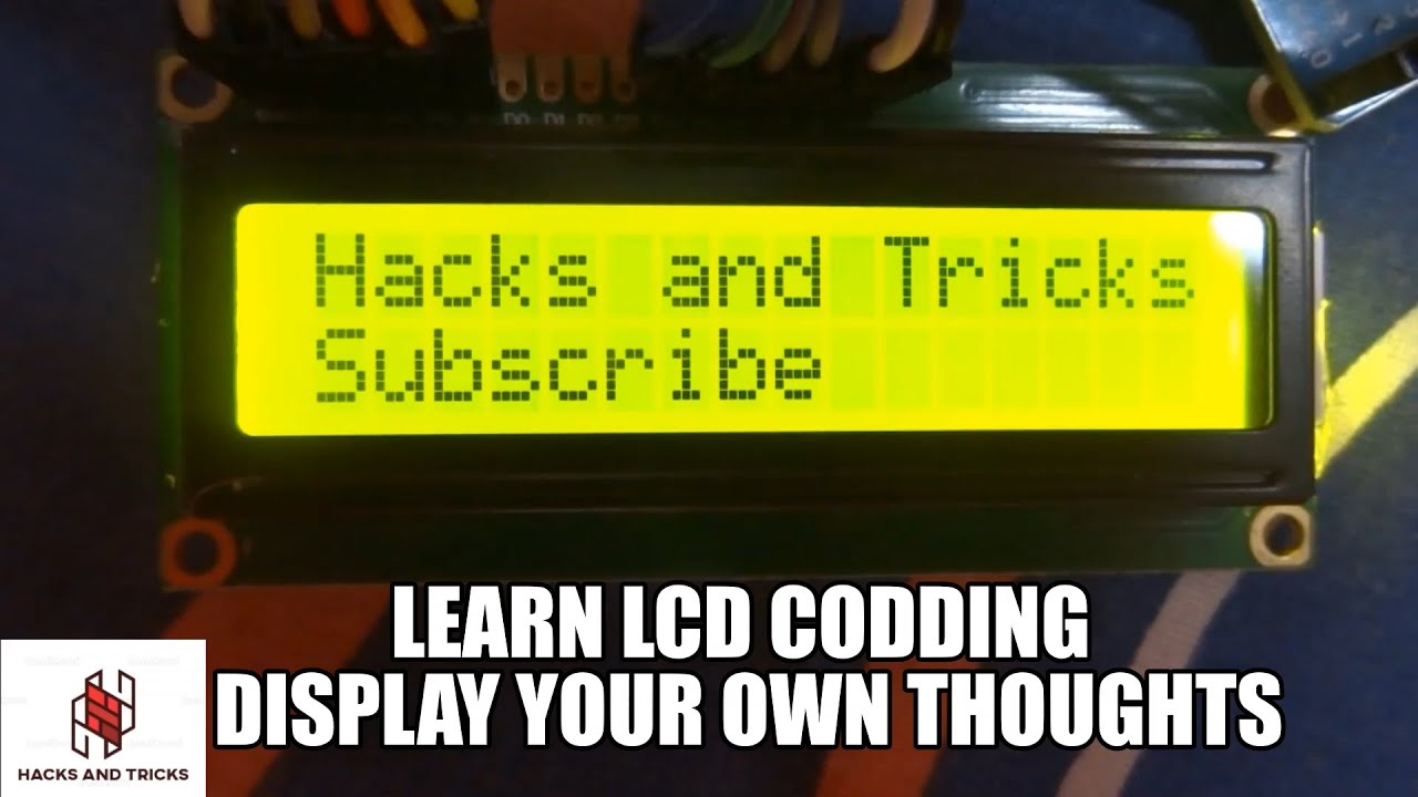 Arduino Lcd Coding. Arduino#part3. How to do coding.Display your