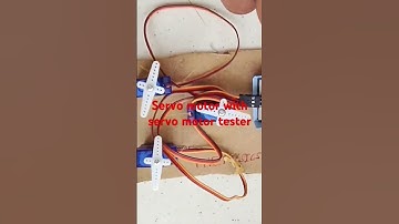 how to check servo motor with servo tester#servo motor#servo tester#diy#electronic#shorts#ytshorts