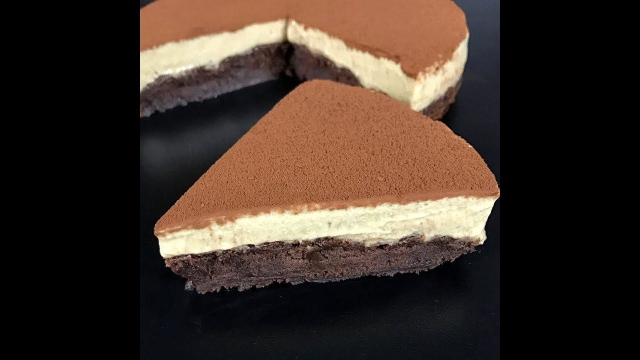 Torta al cioccolato e mousse di caffè...SENZA FARINA! [ricetta semplice by Al.Ta Cucina]