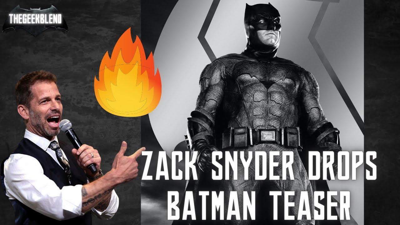 ZACK SNYDER DROPS BATMAN TEASER FOR JUSTICE LEAGUE WITH DARKSEIDS VOICE