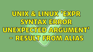 Unix & Linux: 