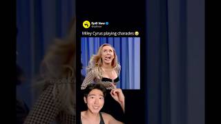 Miley Cyrus playing charades 😭